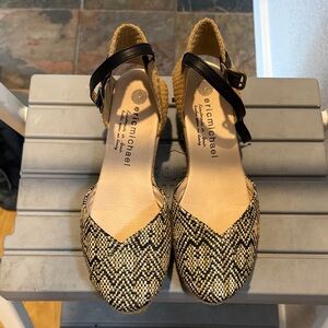 Eric Michael Black and Tan Espadrilles